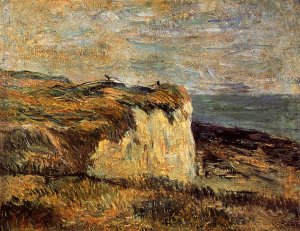 Cliff Near Dieppe by Paul Gauguin Oil Painting