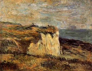 Cliff Near Dieppe by Paul Gauguin - Oil Painting Reproduction