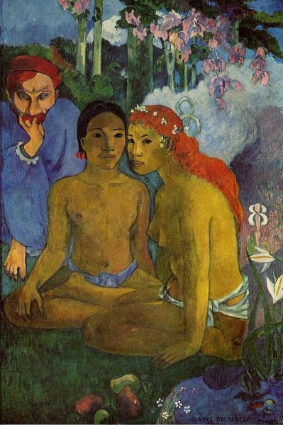 Contes Barbares also known as Primitive Tales by Paul Gauguin - Hand-Painted Oil Painting Reproduction