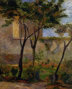 Corner of the Garden, Rue Carcel by Paul Gauguin - Oil Painting Reproduction