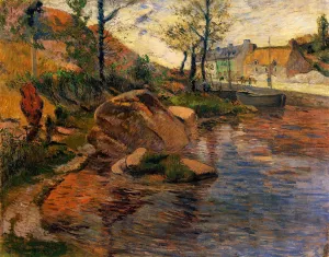 Cove Opposite Pont-Aven Harbor by Paul Gauguin Oil Painting