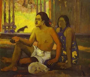 Eilaha Ohipa also known as Not Working painting by Paul Gauguin