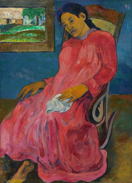 Main Product Photo of Faaturuma  Painting by Paul Gauguin