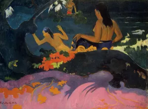 Fatata te Miti also known as By the Sea by Paul Gauguin - Oil Painting Reproduction