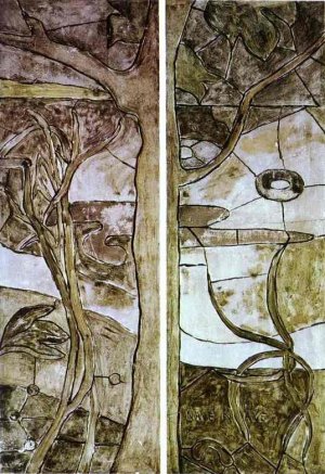 Floral and Vegetable Motifs by Paul Gauguin Oil Painting