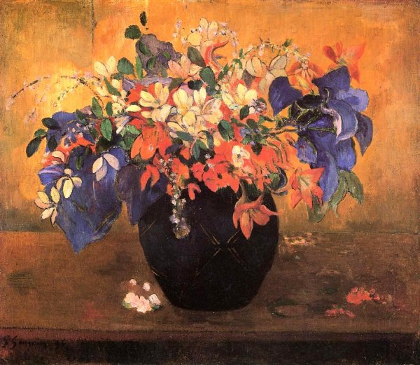 Main Product Photo of Flower Piece Painting by Paul Gauguin