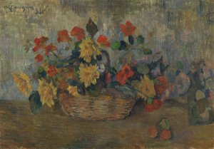 Flowers Still Life by Paul Gauguin Oil Painting