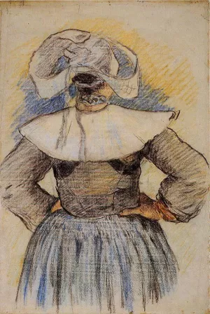 Four Breton Women study by Paul Gauguin Oil Painting