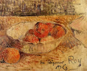 Fruit in a Bowl by Paul Gauguin Oil Painting