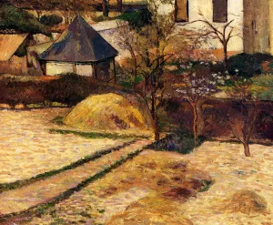 Garden View, Rouen by Paul Gauguin Oil Painting