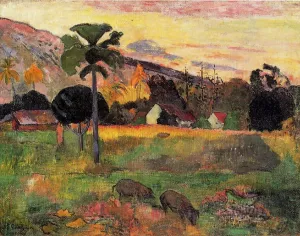 Haere Mai Venezi also known as Come Here painting by Paul Gauguin