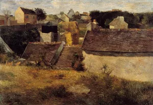 Houses, Vaugirard by Paul Gauguin - Oil Painting Reproduction