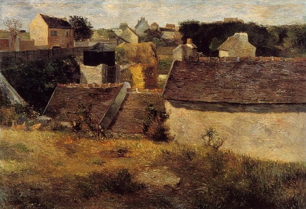 Main Product Photo of Houses, Vaugirard Painting by Paul Gauguin