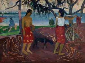 I Raro te Oviri by Paul Gauguin Oil Painting