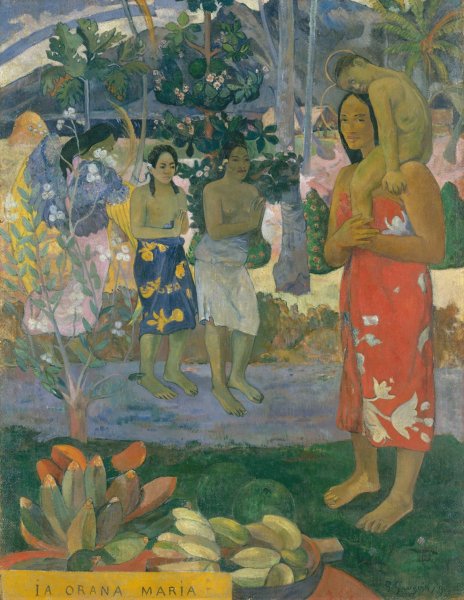 Main Product Photo of Ia Orana Maria  Painting by Paul Gauguin