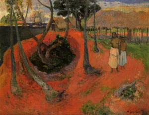 Idyll in Tahitgi by Paul Gauguin - Oil Painting Reproduction