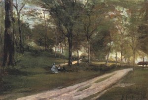 In the Forest, Saint-Cloud II by Paul Gauguin Oil Painting