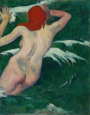 In the Waves by Paul Gauguin Oil Painting