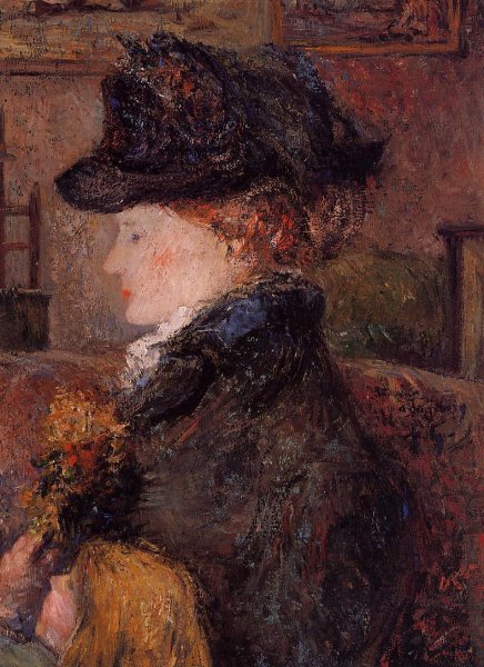 Ingeborg Thaulow by Paul Gauguin - Hand-Painted Oil Painting Reproduction