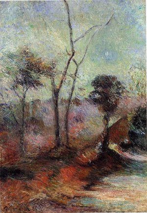 Landscape by Paul Gauguin Oil Painting