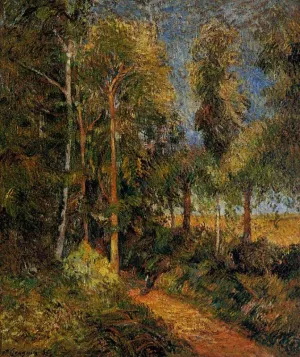 Lane Through the Beaches by Paul Gauguin - Oil Painting Reproduction