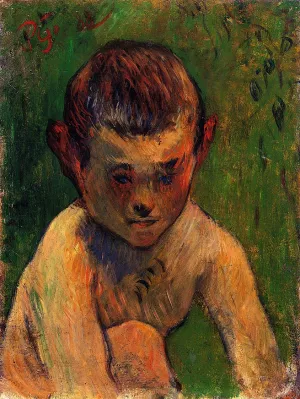 Little Breton Bather by Paul Gauguin - Oil Painting Reproduction