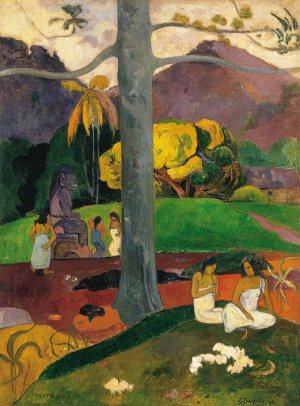 Mata Mua by Paul Gauguin Oil Painting
