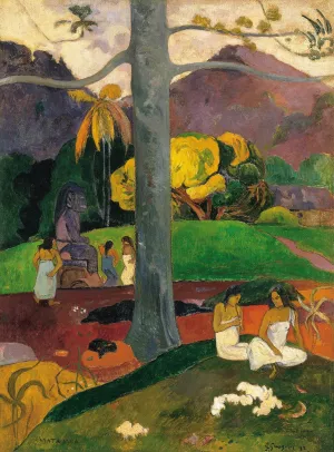 Mata Mua by Paul Gauguin Oil Painting