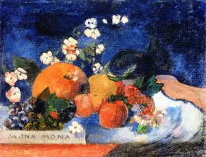 Mona Mona, Tasty by Paul Gauguin - Oil Painting Reproduction