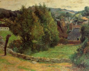 Mount Sainte-Marguerite from Near the Presbytery by Paul Gauguin Oil Painting