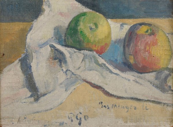 Main Product Photo of Nature morte aux pommes  Painting by Paul Gauguin