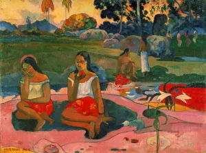 Nave, Nave Moe Miraculous Source by Paul Gauguin - Oil Painting Reproduction