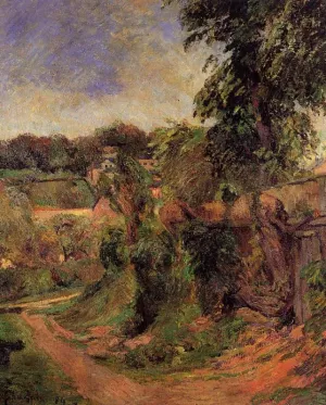 Near Rouen by Paul Gauguin - Oil Painting Reproduction