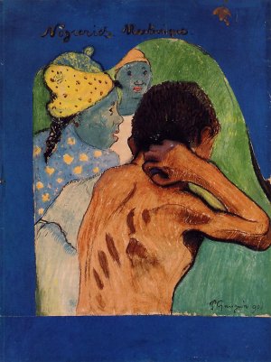 Negreries Martinique by Paul Gauguin Oil Painting