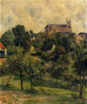 Notre-Dame-des-Agnes, Rouen by Paul Gauguin - Oil Painting Reproduction