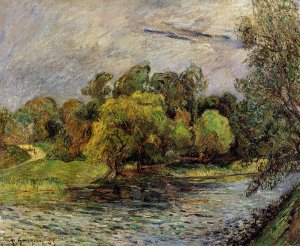 Ostervold Park, Copenhagen by Paul Gauguin Oil Painting