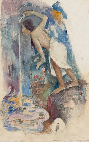 Pape moe by Paul Gauguin Oil Painting