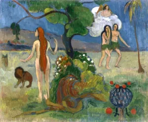 Paradise Lost painting by Paul Gauguin