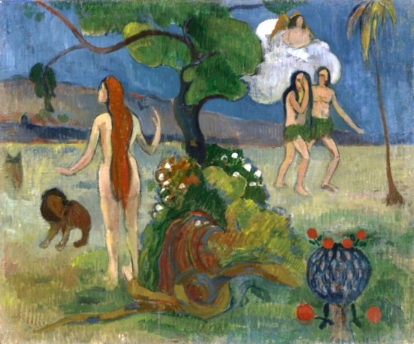Paradise Lost by Paul Gauguin - Hand-Painted Oil Painting Reproduction