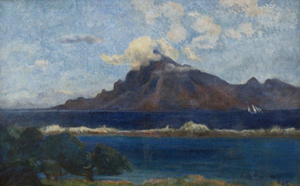 Main Product Photo of Paysage de Te vaa  Painting by Paul Gauguin
