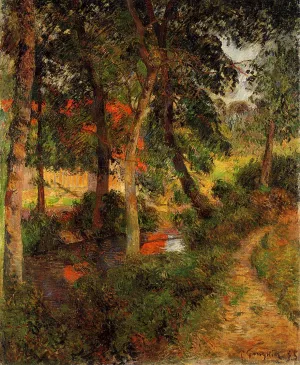 Pere Jean's Path by Paul Gauguin Oil Painting