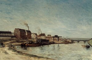 Port de Grenelle by Paul Gauguin Oil Painting