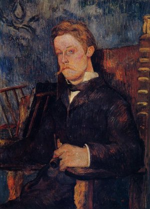 Portrait of a Seated Man Oil painting by Paul Gauguin