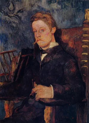 Portrait of a Seated Man by Paul Gauguin Oil Painting