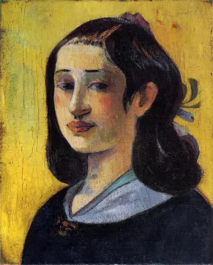 Portrait of Aline Gauguin by Paul Gauguin - Oil Painting Reproduction