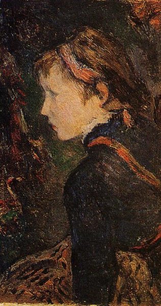 Main Product Photo of Portrait of Aline Painting by Paul Gauguin