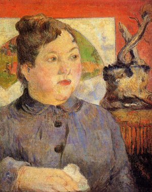 Portrait of Madame Alexander Kholer by Paul Gauguin Oil Painting