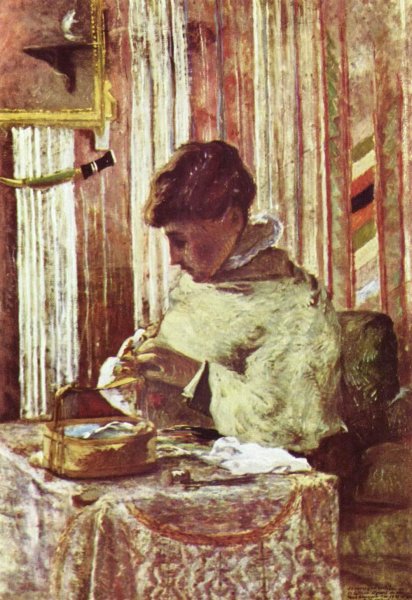 Main Product Photo of Portrait of Madame Gauguin Painting by Paul Gauguin