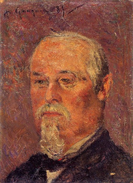 Main Product Photo of Portrait of Philibert Favre Painting by Paul Gauguin