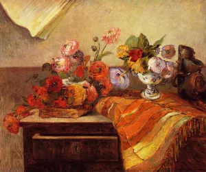 Pots and Bouquets by Paul Gauguin Oil Painting